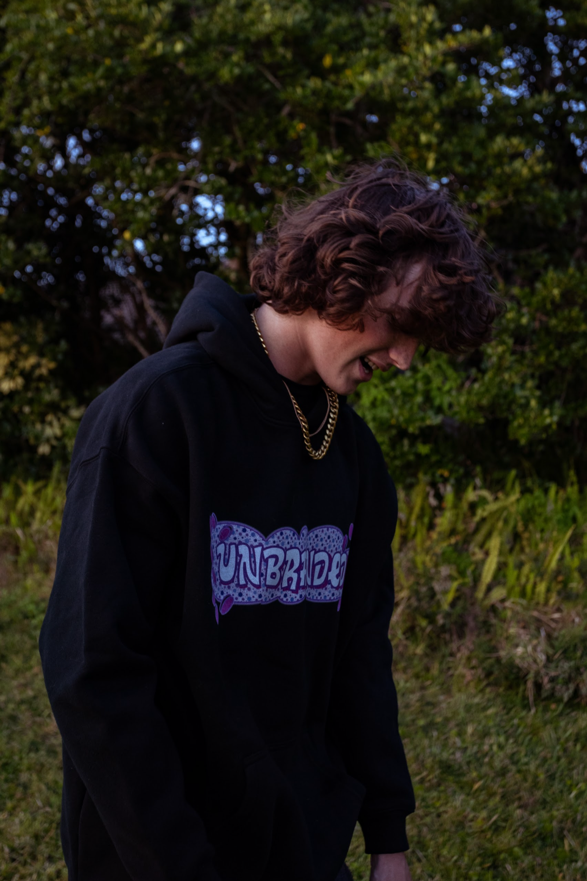 Oversized "UNBRANDED SPLAT" Fleece Hoodie