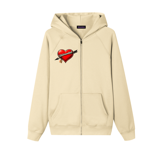 Pierced Heart Tag Hoodie💘’Unbranded’